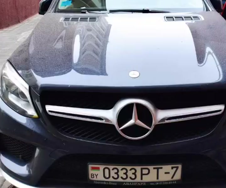Mercedes GLE Coupe до мойки
